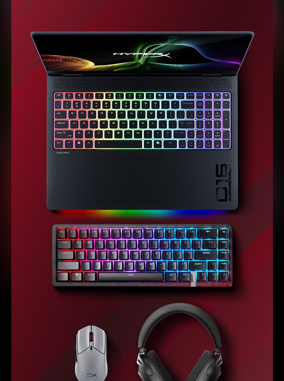 惠普 (HP) HyperX 暗影精灵MAX 16英寸游戏笔记本电脑 ah1029TX - 黑色